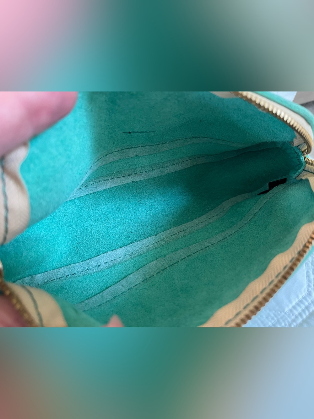 🦄🧜♀️ PLG Artisan Pouch Blue Green Seafoam? - Picture 3 of 3